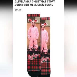 NWT A Christmas story crew socks
